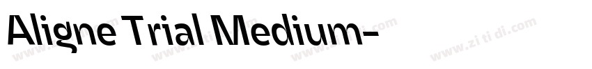 Aligne Trial Medium字体转换 Aligne Trial Medium字体转换